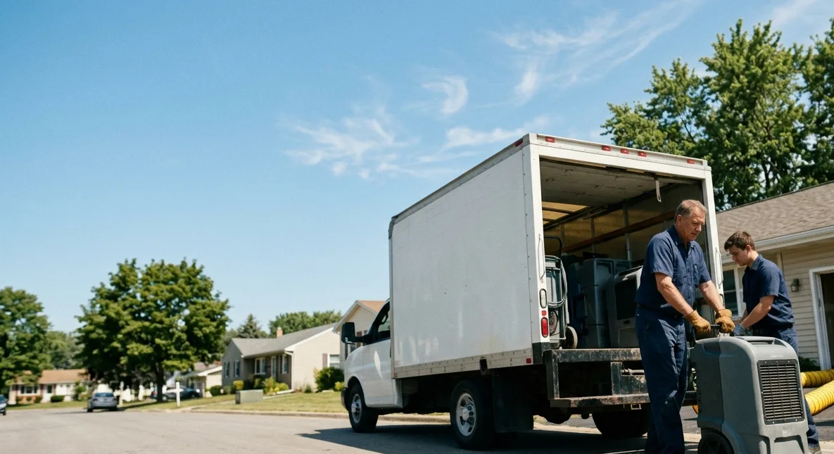 Water Damage Cleanup in Warrenville, IL near me